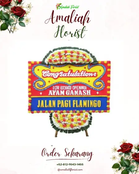 Sewa Papan Bunga Kincang